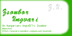 zsombor ungvari business card